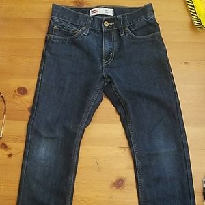 Boys size 12 511 slim dark blue jeans 26/26